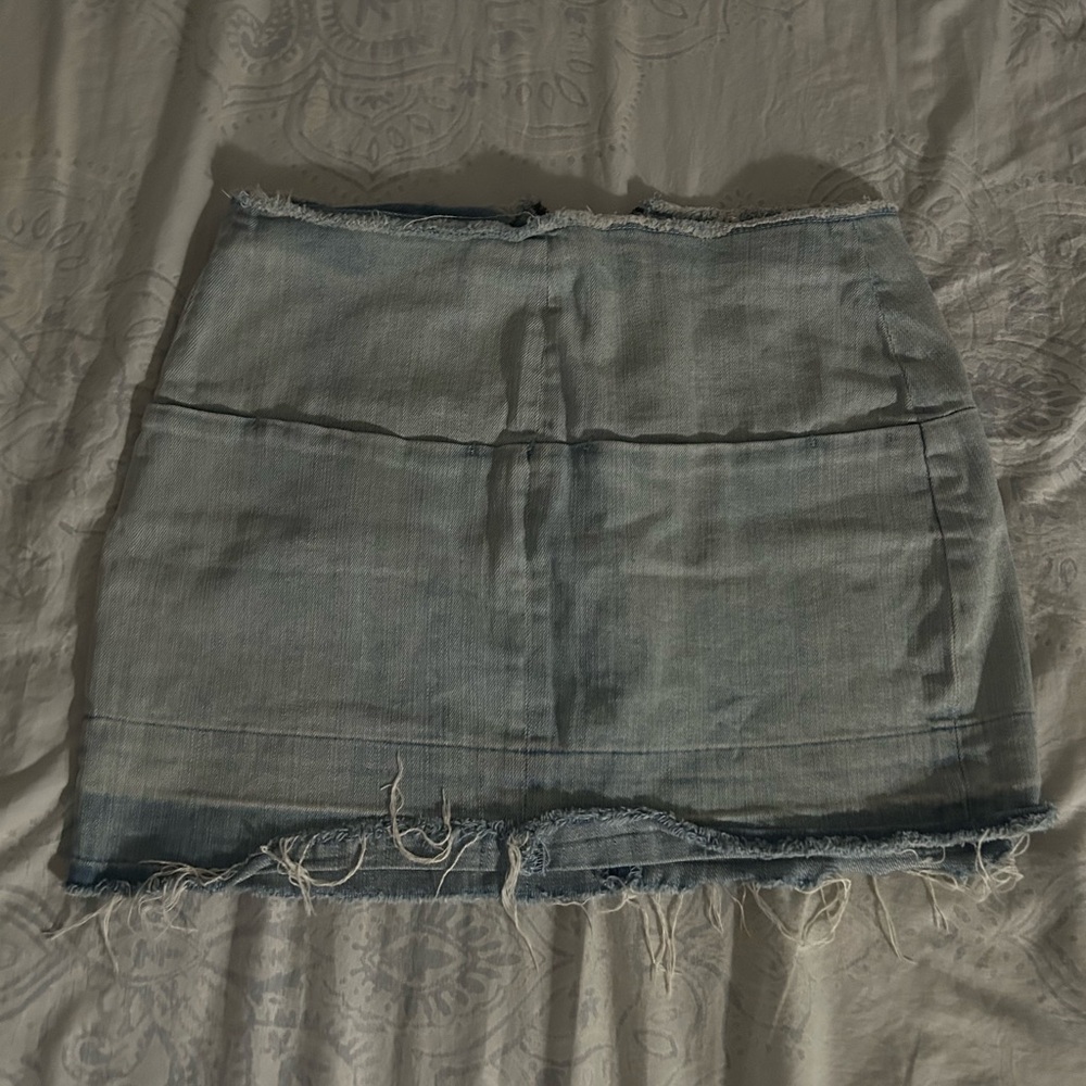 Denim Mini Skirt